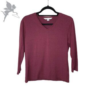 Pendleton 3/4 Sleeve V Neck Tee
